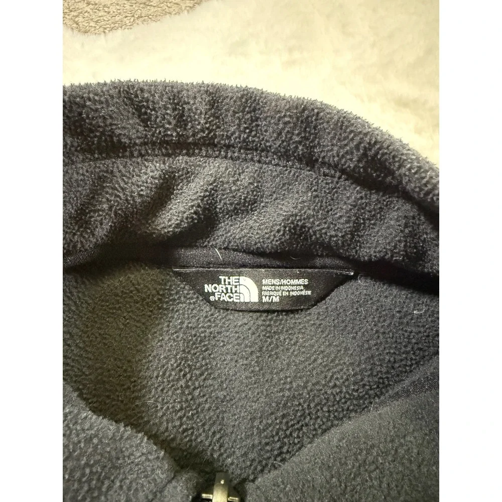 The North Face Fleece Jacket Black Full Zip Hiking Gorpcore Casual Athleisure M
